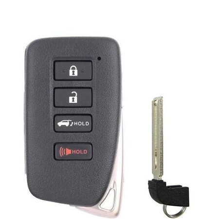 Keyless Factory KeylessFactory: 2015-2019 Lexus NX300h NX200T LX570 / 4-Button Smart Key / HYQ14FBA / Board 2020 RSK-LEX-H42020